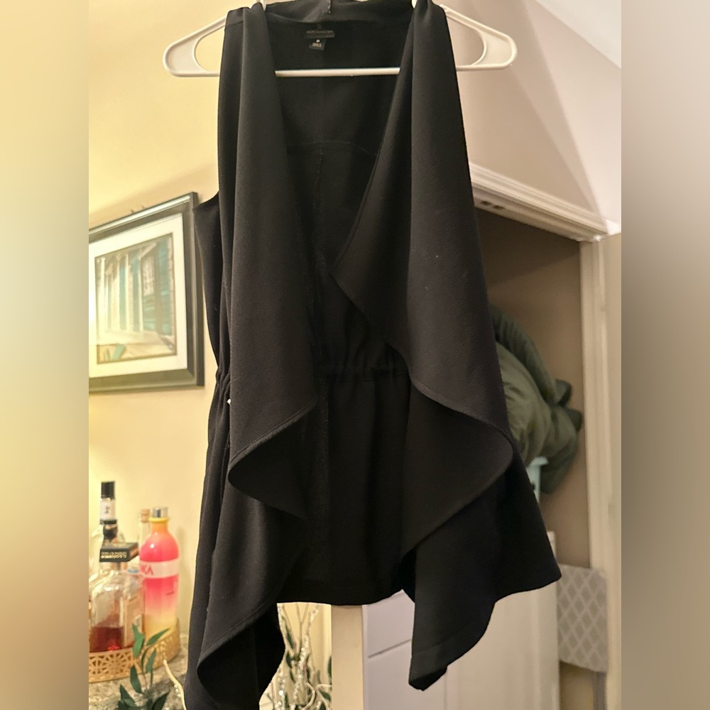 Black dressy vest
